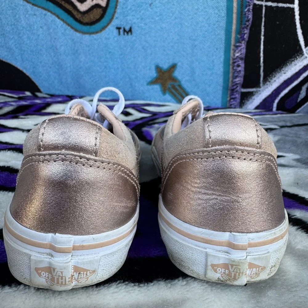 Size 3y - ‎ VANS Ward Metallic Rose Gold girls